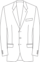 Single Breasted, 3 Button