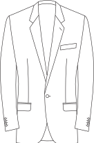 Single Breasted, 1 Button