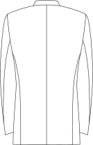 Plain Back (No Vents)