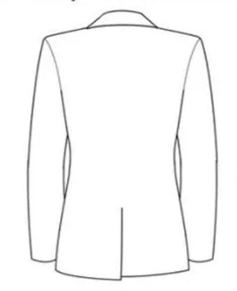 Plain Back, Center Vent