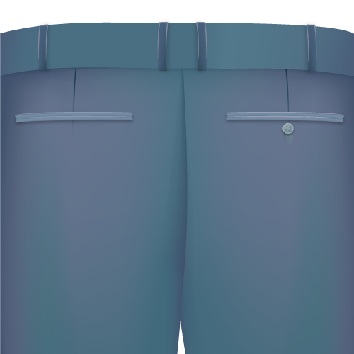Back Pockets Right Button