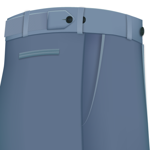 Waistband with Button
